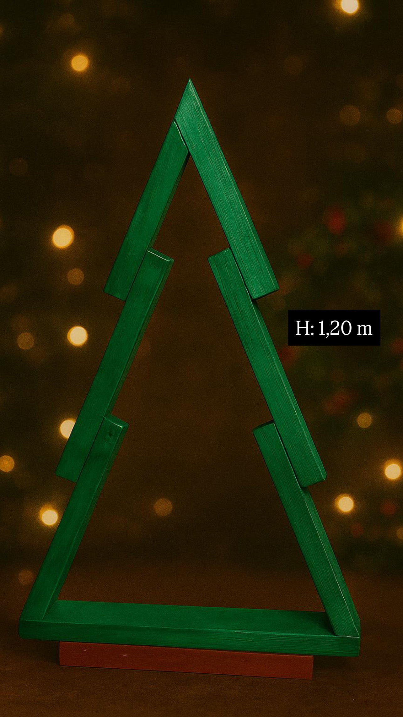 Brad din lemn decorativ – 1,20 m