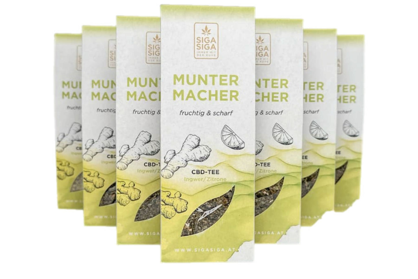 Ceai CBD, ghimbir, lamaie sau fructe de padure 40g